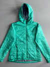 Columbia Omni-Heat Mint Green Hooded Puffer Women's Jacket  (M)