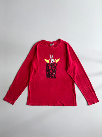Looney Tunes Bugs Bunny Graphic Long Sleeve Tee (L)
