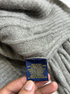 Polo Ralph Lauren Grey Cable Knit Crewneck Sweater (M)