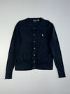 Polo Ralph Lauren Black Pima Cotton Cardigan – Women's (S)