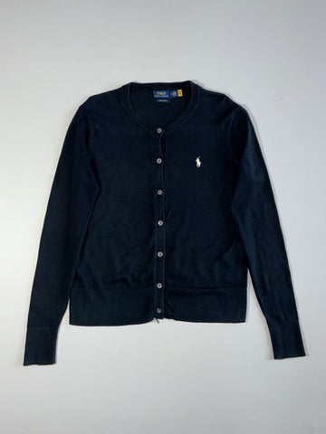 Polo Ralph Lauren Black Pima Cotton Cardigan – Women's (S)