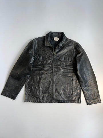 ZCalvin Klein Original Leather Jacket (L)
