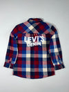 Levi's Red & Blue Buffalo Check Flannel Shirt – (XS)