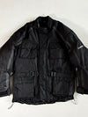 Frank Thomas Textile Motorcycle Touring Jacket – Black Padded (3XL)