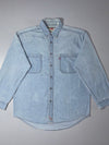 Levi’s Denim Button-Down Work Shirt – Light Wash Blue, (2XL/3XL)