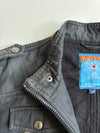 Nippon Blue Japan Multi-Zip Fleece Lined Moto Jacket – Black (M)