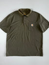 Carhartt Original Fit Olive Green Pocket Polo (2XL)