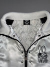Bad Rabby Japanese Satin Varsity Bomber Jacket (XS)