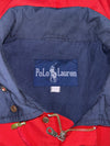 Vintage Polo Ralph Lauren Red Hooded Jacket embroidered pony logo (2XL)