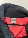 Nike Sportswear Full-Zip Jacket with Red Fleece Lining – Black, (XL)