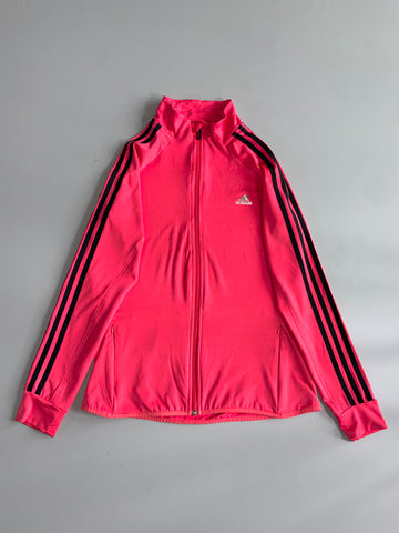 Adidas Pink 3-Stripes Track Jacket – Black Stripe (S)