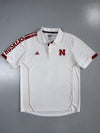 Adidas | Nebraska Huskers Polo White (XL)
