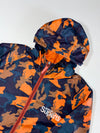 Superdry | Camo Print Hooded Windbreaker Orange Navy ((L)