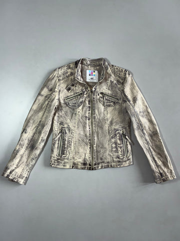 Ajc Premium Original Leather Jacket (S)