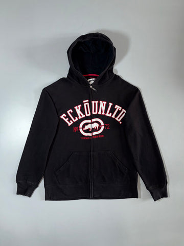 Ecko Unltd Black Zip Hoodie(L)