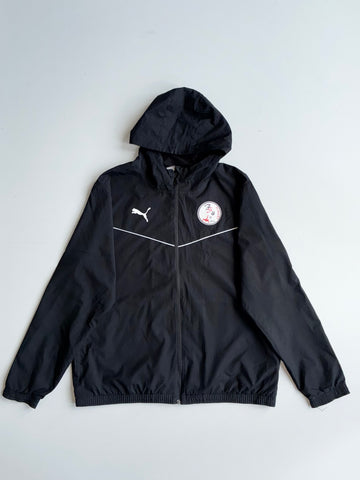 Puma Black Hooded Windbreaker Jacket FS4 Academy – (2XL)