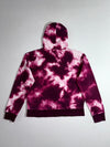 Champion Tie-Dye Script Logo Pullover Hoodie – Burgundy/Pink (M)