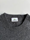 Lacoste Wool Crewneck Sweater – Charcoal Grey (M)