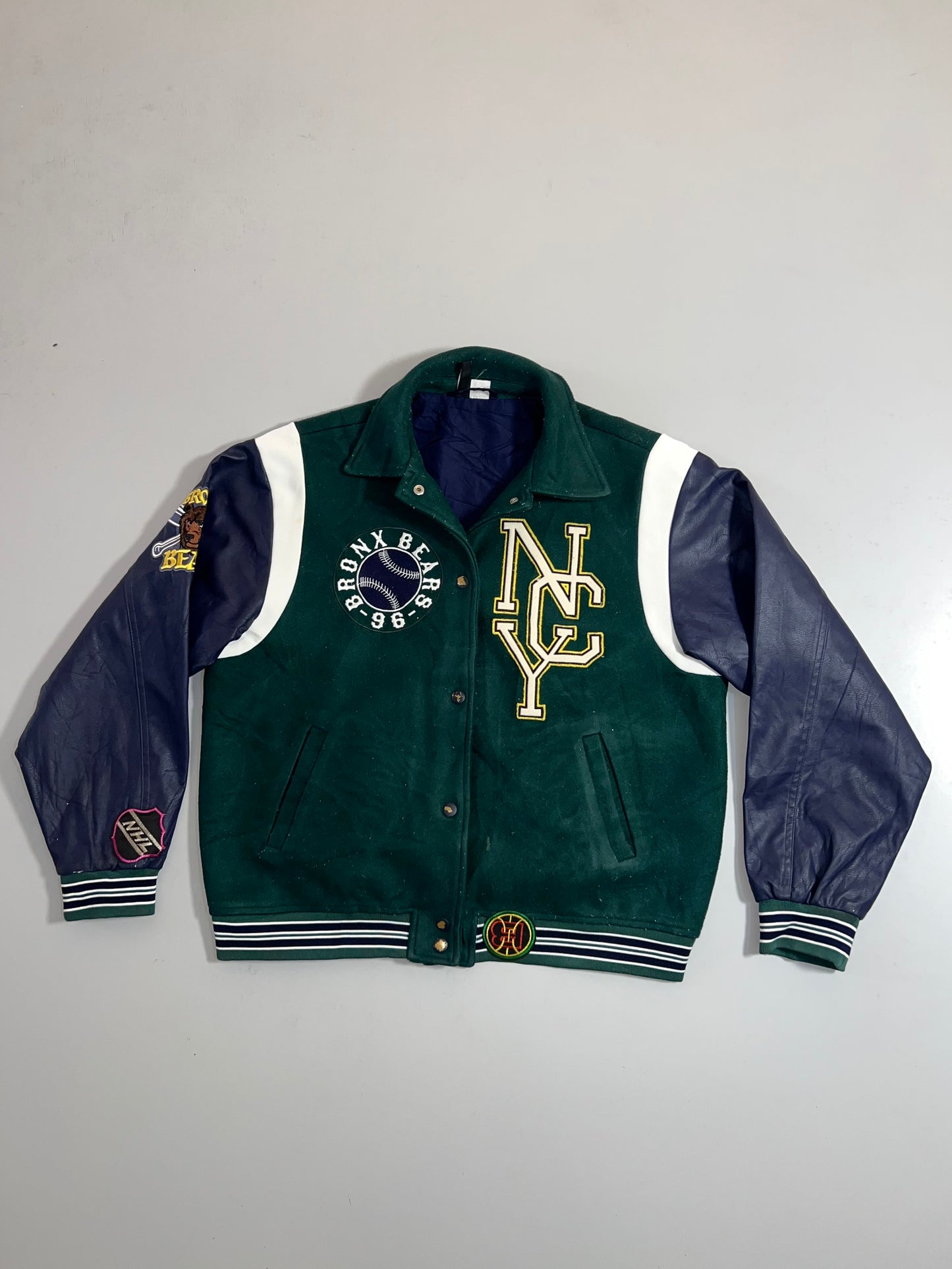 ZSuper Premium Rare Varsity Jacket Leather Sleeves (S/M)