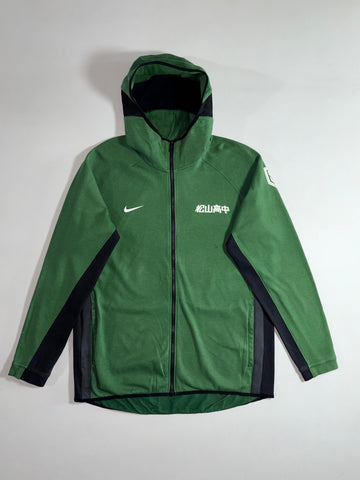 Nike Therma-Fit Hooded Zip Jacket  Green Japanese School Print (XL)