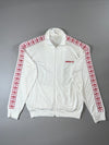 Adidas Originals Red Trefoil Taped White Track Jacket (XL)