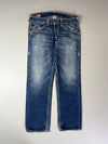 Y2K True Religion Super T Big Stitch Jeans –(W:36)( L:41)