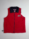 NBA | Red Navy Reversible Fleece Puffer Vest (S/M)