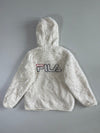 Fila Cream Sherpa Zip Hoodie (S)