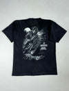 Vintage P.K. Sports “Be Careful! Dog” Biker Bulldog Graphic Tee – Black (L)