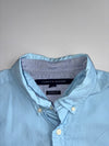 Tommy Hilfiger Light Blue Short Sleeve Button-Down Shirt (Xl)