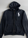 Polo Ralph Lauren Big Pony Zip-Up Hoodie Black (M)