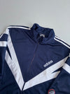 Vintage 90s Adidas Navy & White Chevron Track Jacket – Size (XL)