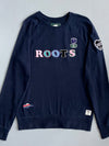 Roots | Patch Logo Crewneck Sweatshirt Navy | (S)