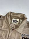 Marley & Co ‘Burnin 1945’ Khaki Military Shirt Jacket (L)