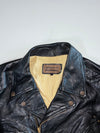 Commandments Competition Vintage Leather Moto Jacket (XL)