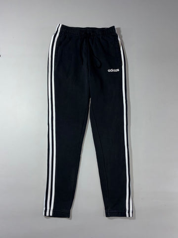 Adidas Essentials 3-Stripes Black Joggers (W:28) (L:39)