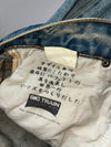 Osaka Big Train Japanese Wave Embroidery Distressed Denim (W:34 |L:41)