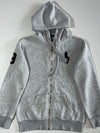 Polo Ralph Lauren Big Pony #3 Grey Zip-Up Hoodie (S)