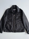 Schott N.Y.C. Cowhide Leather Trucker Jacket Made in USA, Genuine Full-Grain Leather (2XL)