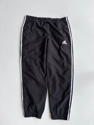 Vintage Adidas Black 3-Stripes Track Jogger Pants(W 35 L 39)