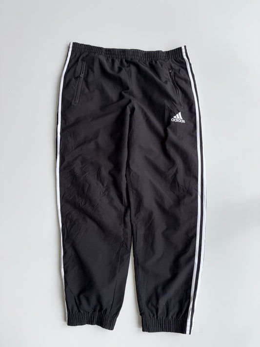 Vintage Adidas Black 3-Stripes Track Jogger Pants(W 35 L 39)