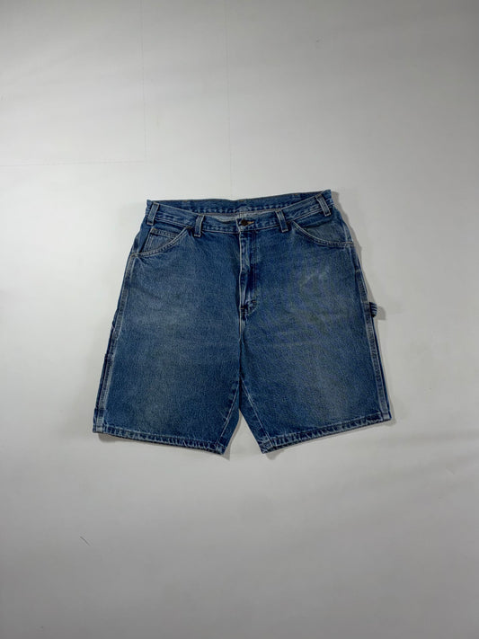 Dickies Blue Denim Carpenter Shorts (W:38) (L:22)