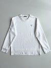 Guess White Triangle Logo Crewneck Sweatshirt | Size (M)