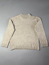 Ami Paris Beige Ami de Coeur Logo Knit Sweater (S)