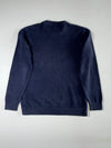 Tommy Hilfiger Navy Cotton Knit Crewneck Sweater – Red Tipped Collar (L)