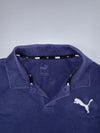 Puma Essential Logo Polo embroidered logo T-Shirt – Navy Blue (S)