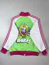 Vintage Ed Hardy Lime Green Graphic Track Jacket (XL)