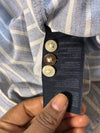 Tommy Hilfiger New York Fit Striped Button-Down Shirt –(XL)