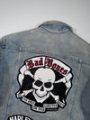Vintage 90s Harley-Davidson “Biker Blues” Denim Trucker Jacket – Wool Lined, Patched (XL/2XL)