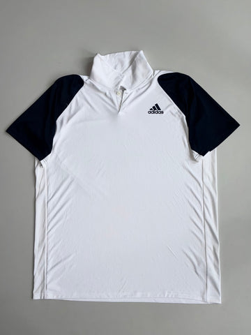 Adidas Primegreen Colorblock Polo – White/Navy (2Xl/3Xl)